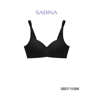 Sabina ซาบีน่า เสื้อชั้นใน (ไม่มีโครง) รุ่น Perfect Bra รหัส SBD7155BK สีดำ