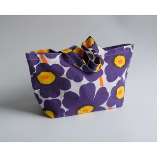 กระเป๋าแบรนด์เนมมือสอง  Marimekko Canvas Bag HAPPY 60th ANNIVERSARY