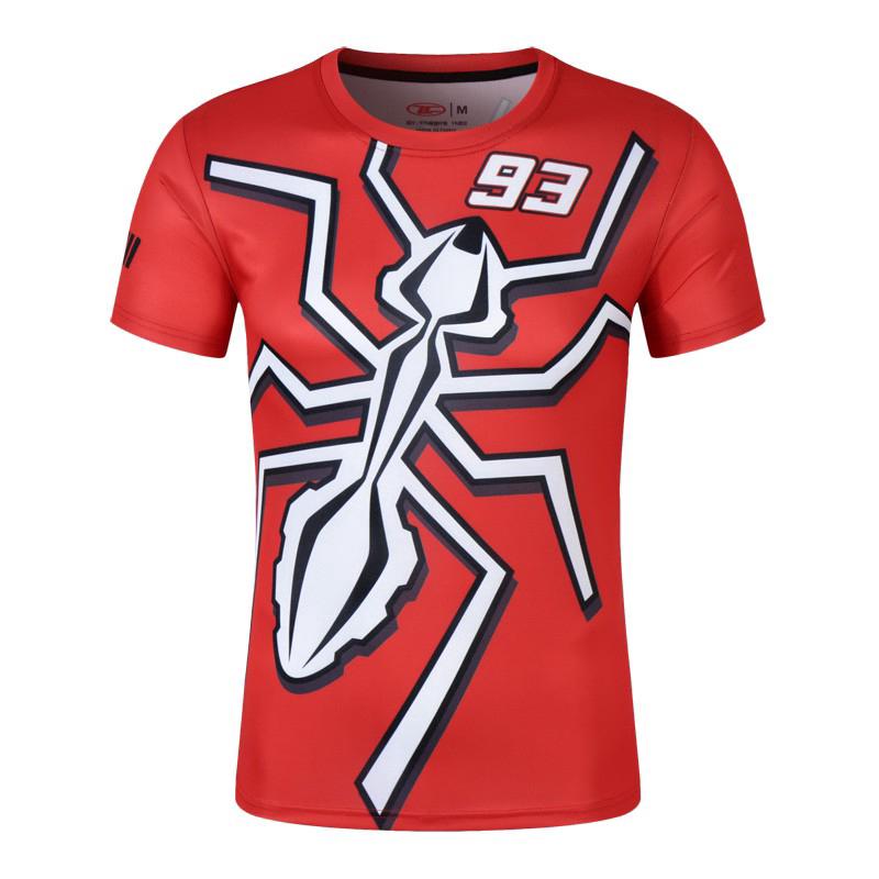 เสื้อยืดลายแมงมุม MotoGP 93 สำหรับผู้ชาย