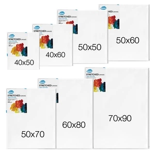 เฟรมผ้าใบ เฟรมวาดรูป ผ้าใบวาดรูป Canvas Frame WAKU 40*50/40*60/50*50/50*60/50*70/60*80/70*90cm.