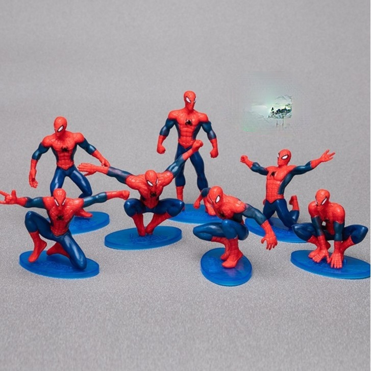 โมเดล SpiderMan เซ็ต7ชิ้น
