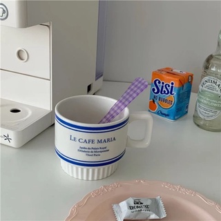 🔘(( พร้อมส่ง )) 🛒𝐋𝐞 𝐂𝐚𝐟𝐞 𝐂𝐮𝐩 𓏔  แก้วกาแฟ ทรงเตี้ย สไตล์ฝรั่งเศษ 〰️