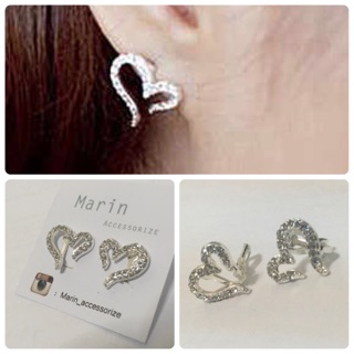 Heart ear cuff