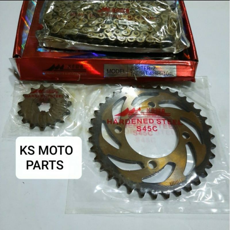 RONTE GIR SET / GIR PACKAGE JUPITER Z 2004-2008, JUPITER Z BURHAN, VEGA R NEW (S45C STEEL MATERIAL)