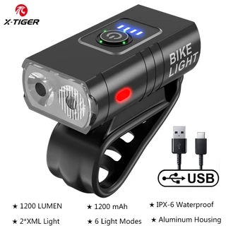 ไฟหน้า Led แบบชาร์จ Usb สําหรับติดด้านหน้ารถจักรยาน