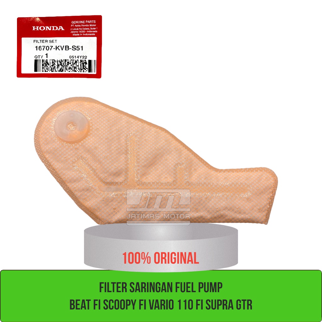 ปั๊มเชื้อเพลิง Filter beat fi scoopy fi vario 110 fi supra gtr 16707-KVB-S51