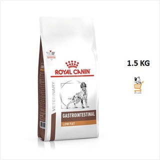 Royal Canin VET Dog [ 1.5 KG ] Low Fat Gastrointestinal อาหารสุนัข โรคตับอ่อนอักเสบ ไขมันในเลือดสูง ตับอ่อนอักเสบ