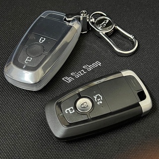 เคสใสซีทรู รีโมท Ford Everest 2022 Keyless แบบบางพิเศษเข้ารูป สวยงาม สัมผัสบางเบา ปกป้องรีโมท (Ultra Thin See Through Tr