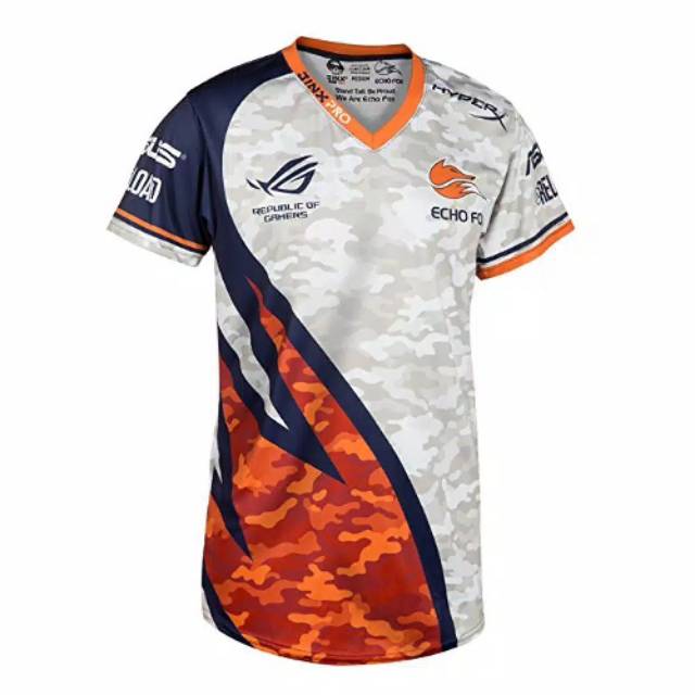 Asus rog e-sports ฟรี FIRE EVOS RRQ 2019 DOTA2 เสื้อแข่งสําหรับเล่นเกม