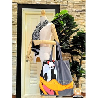 NEW ARRIVAL! ZARA X LOONEY TUNES © &amp; WARNER BROS TOTE BAG กระเป๋าสะพายรุ่นล่าสุดจาก ZARA Limited