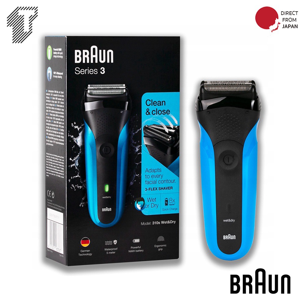 [ส่งฟรี✈] Braun Three Front Series Electric Shaver 310s Full Machine Washing 3040s 310s 3000s Electr