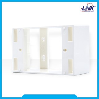 LINK US-2015WH : Plastic WALL BOX 2 X 4" (ลึก 38 mm.)