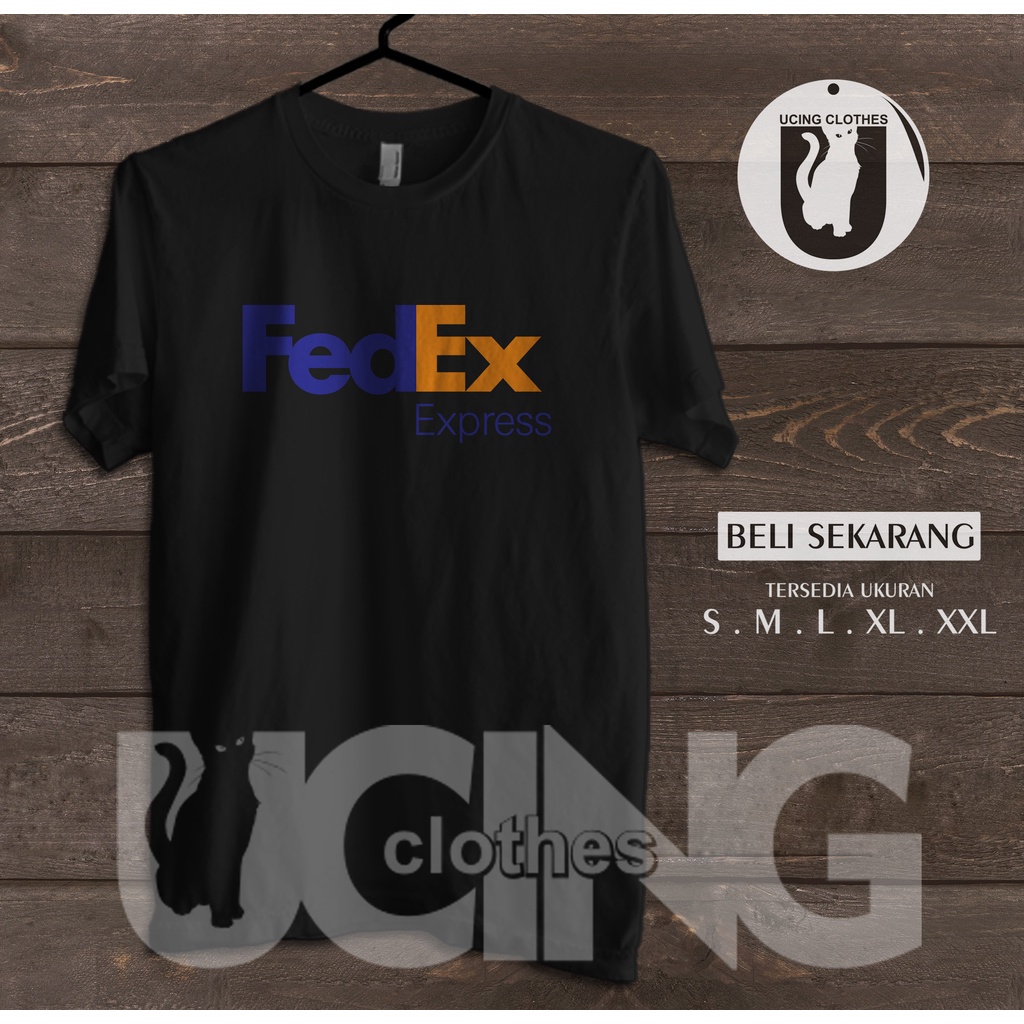 เสื้อยืดบริษัท FedEx Express Logo