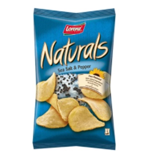 Lorenz Salt &amp; Pepper Flavored Potato Chips 100g.ลอเรนซ์ มันฝรั่งแผ่นทอดกรอบรสเกลือและพริกไทย 100กรัม