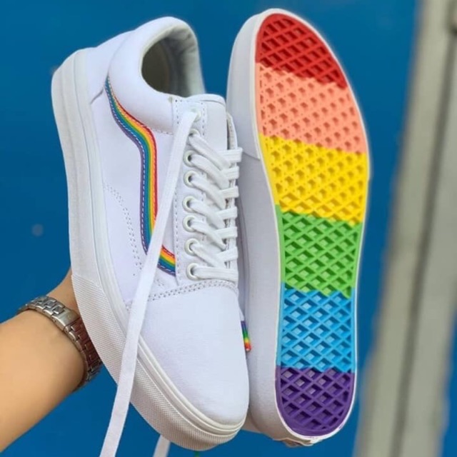 vans rainbow old skool 2018