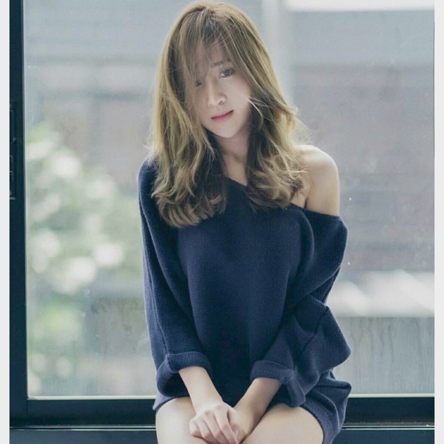 เสื้อปาดไหล่ผ้าร่อง zara