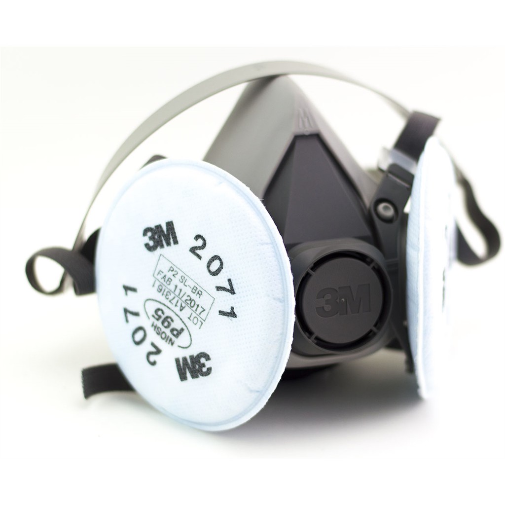 [ลดล้างสต็อค] 3M 2071 P95 แผ่นกรองฝุ่น 1 คู่ ใช้งานกับหน้ากากไส้กรองคู่ รุ่น 6100,6200,6300,7501,7502,7503 - รูปที่ 2