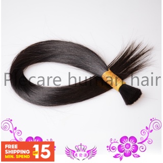 50g/Pack Hair Bulk  Brazilian Straight Hair 100% Human Hair 12-30 Inch Remy Hair Natural Color