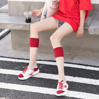 Womens transparent calf socks