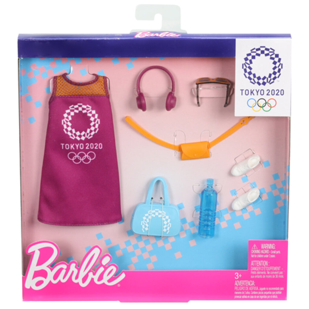 สินค้าขายดี!!! ของเล่น ชุด เสื้อผ้า ตุ๊กตา บาร์บี้ โอลิมปิก โตเกียว Barbie Storytelling Fashion Pack of Doll Clothes Inspired by the... ของเล่น โมเดล โมเดลรถ ของเล่น ของขวัญ ของสะสม รถ หุ่นยนต์ ตุ๊กตา โมเดลนักฟุตบอล ฟิกเกอร์ Model