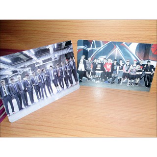 EXO โฟโต้การ์ดโปรโมท Growl Album 2 ใบ (Promo Photo Cards) ของแท้จากเกาหลี EXO 12 Member Official Goods KPOP