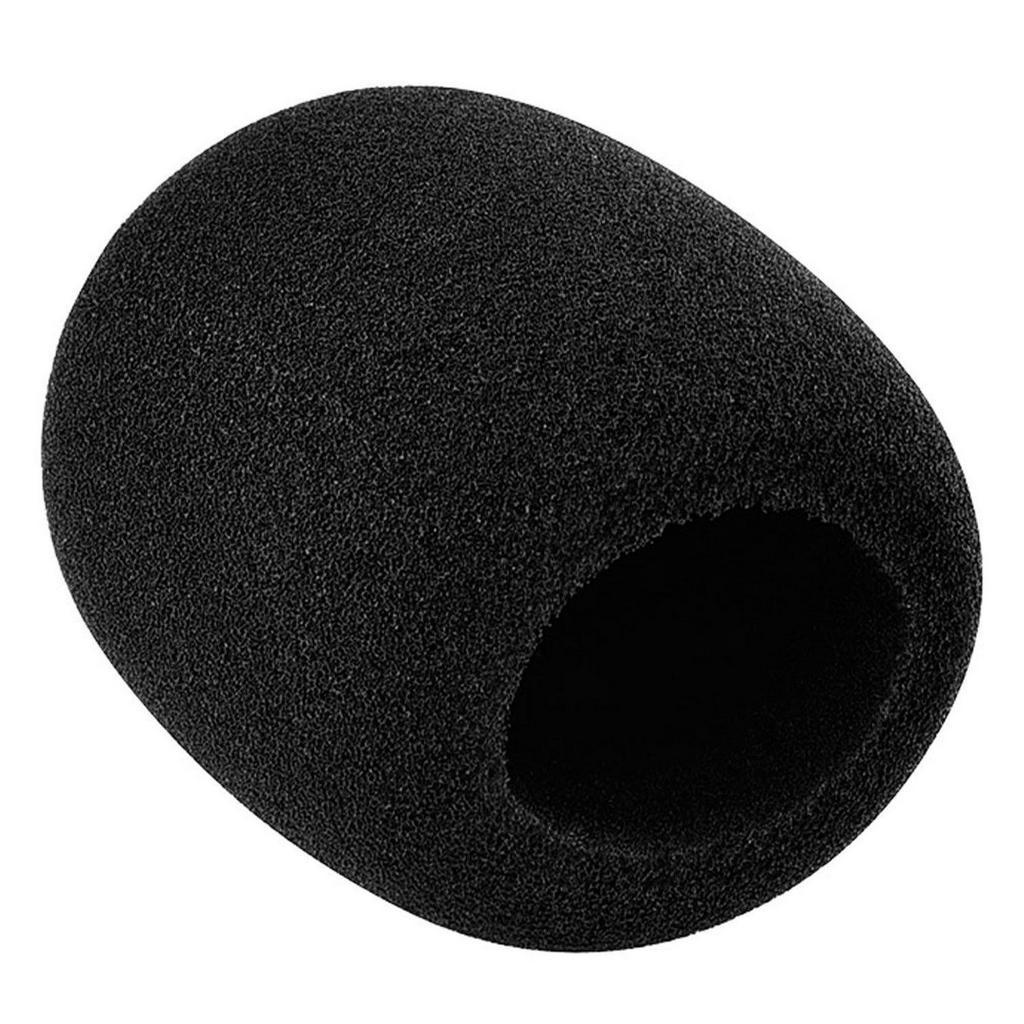 ฟองน้ำครอบหัวไมค์ Mic Foam Cover รุ่น MF3 (Black) Shopee Thailand
