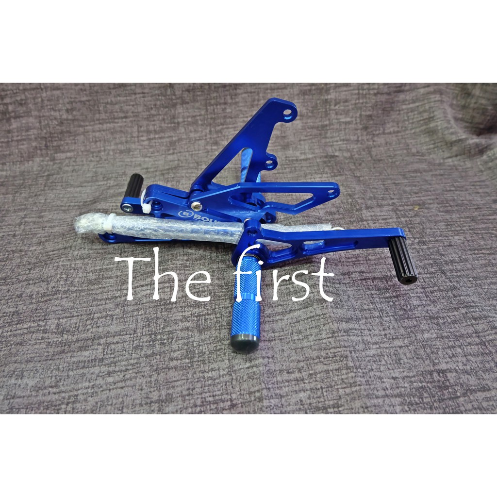 เกียร์โยง เกียร์แต่ง KR150 สีน้ำเงิน