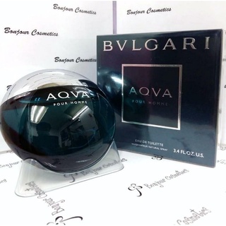 อิมพอร์ตหิ้ว BVLGARI AQVA POUR HOMME EDT ▪️ 100 ml  ▪️ INBOX ซีล ▪️ ส่งฟรี  1399.-อิมพอร์ตหิ้ว BVLGARI AQVA POUR HOMME E