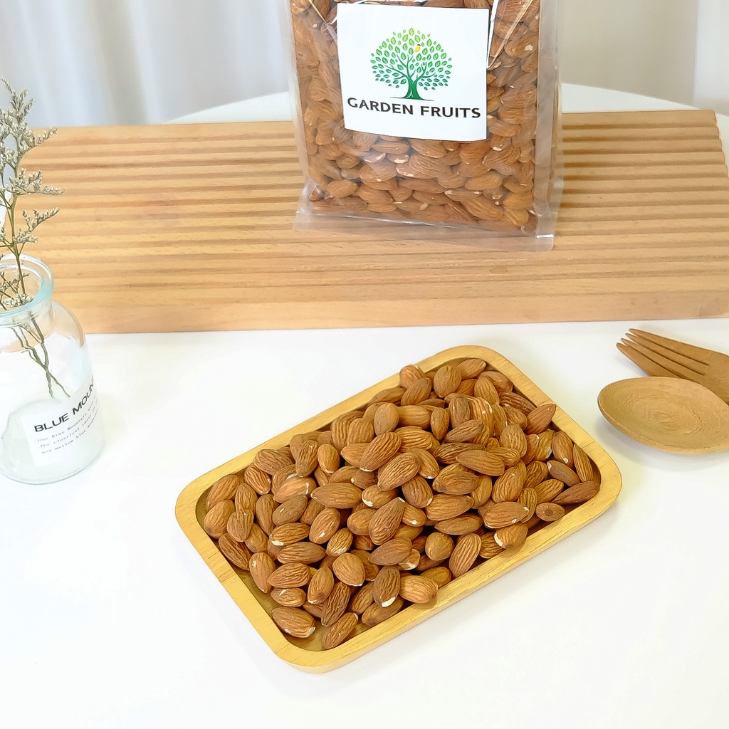 Roasted Almond Whole อัลมอนด์เม็ดอบธรรมชาติ เกรดพรีเมี่ยม คัดเมล็ดมีคุณภาพ กรอบ ไม่หืน อร่อย!! ร Keto ทานได้