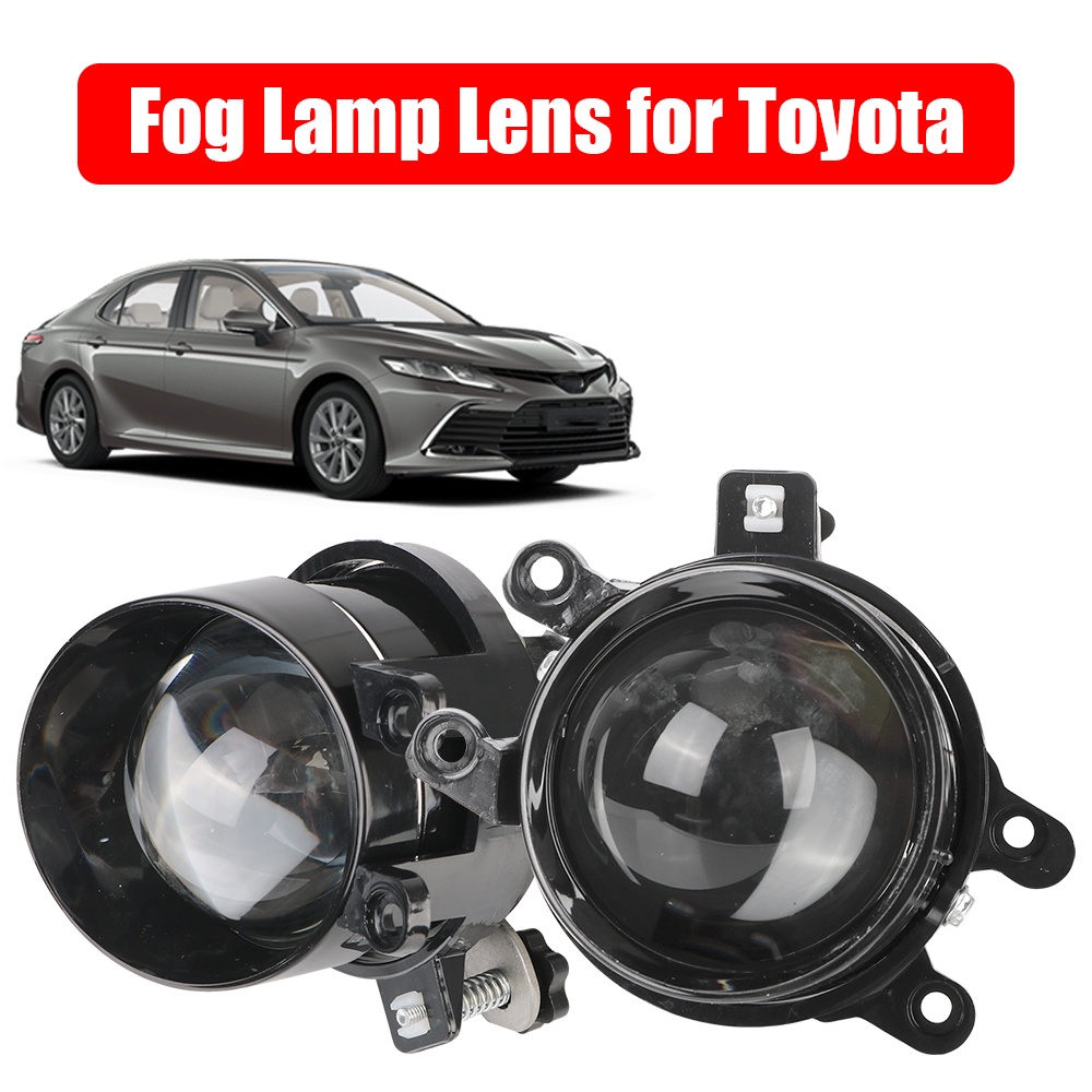 1 Pair Fog Light Projector Lens for Toyota Corolla/Yaris/Avensis/Camry/RAV4 Fit for D2H H11 H8 H9 Xe