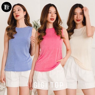 Gigi Top - เสื้อยืดเเขนกุด