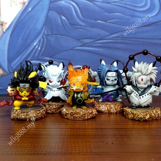 ฟิกเกอร์ Naruto Gk Pikachu Sasuke Six Way นารูโตะอุปกรณ์เสริมสําหรับตกแต่งบ้าน