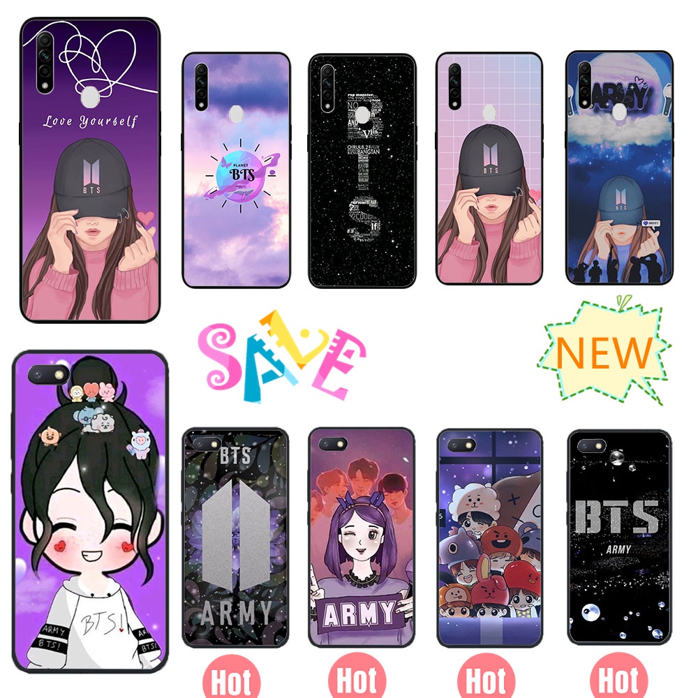 Bts Army Girl Casing OPPO A16 A54 A94 F19 Pro A93 4G 5G เคสโทรศัพท์
