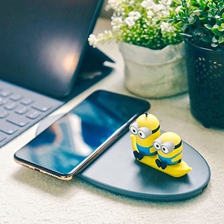 ( พร้อมส่ง ) Minions Wireless Charger แท่นชาร์จแบตไร้สายมินเนี่ยน