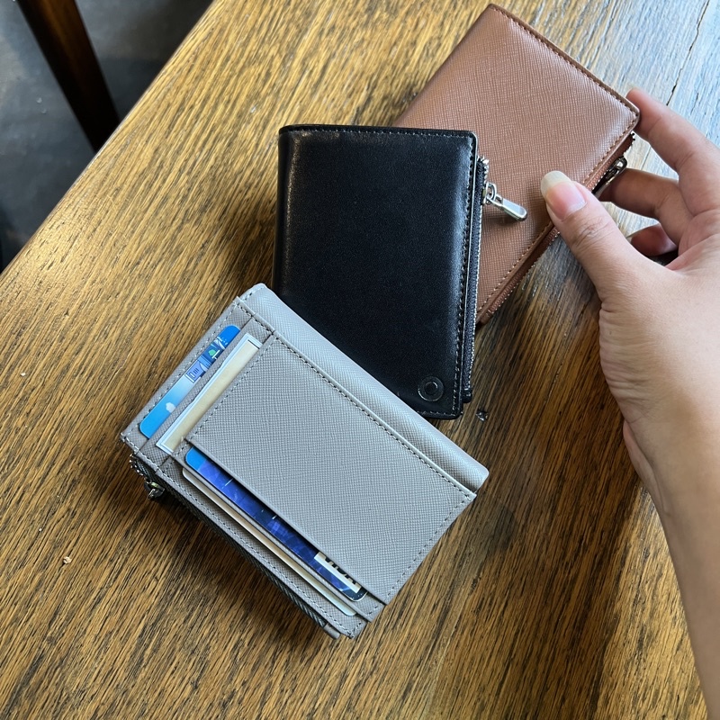 Mini Wallet มีหลายช่องซิป - กระเป๋าสตางค์ซิปยูริ (ออกแบบเฉพาะโดย Ouithebrand)