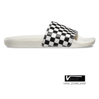 รองเท้าแตะVANS SLIDE ON CHECKERBOARD WHITE สินค้ามีประกันแท้