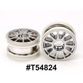 TAMIYA 54824 M-CHASSIS 11-SPOKE WHEELS (CHROME PLATED, 2PCS.)