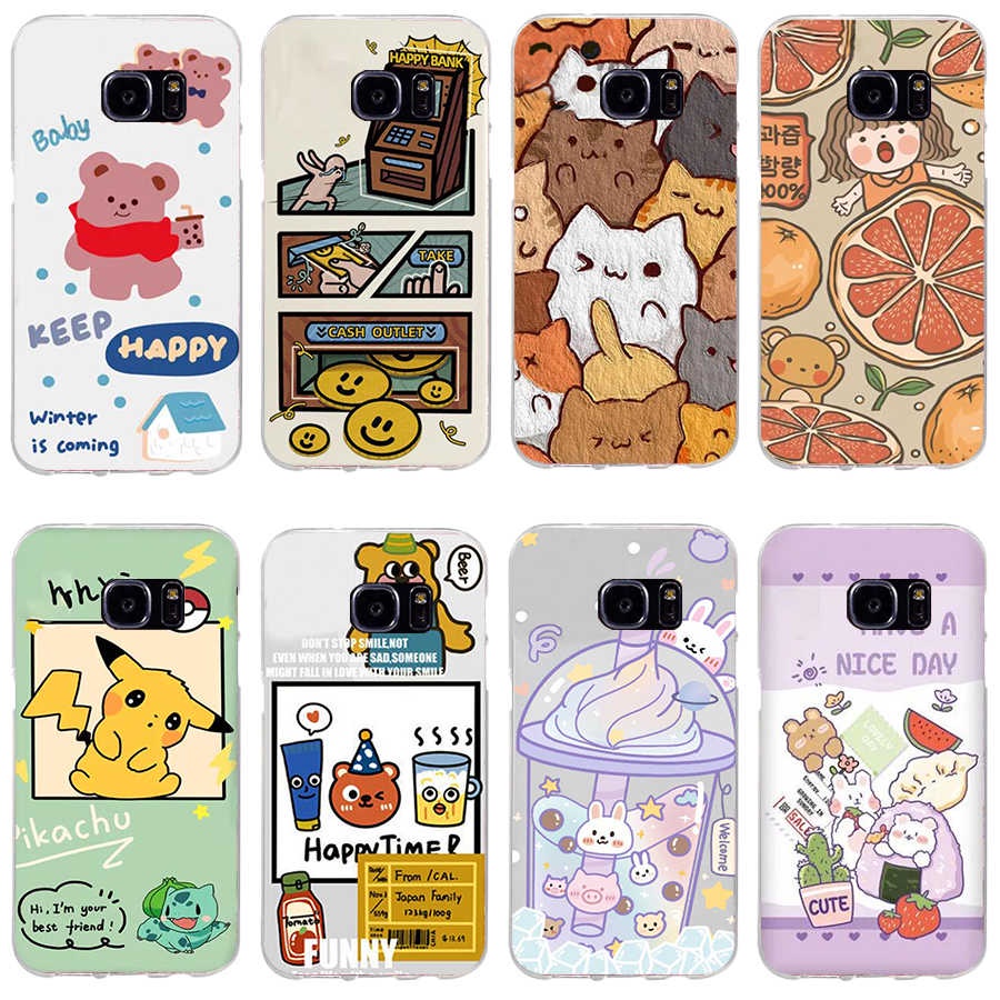 Samsung Galaxy s4 s5 s7 s7 edge เคส TPU นิ่ม ซิลิโคน ป้องกัน เคสโทรศัพท์ – โปรปัง