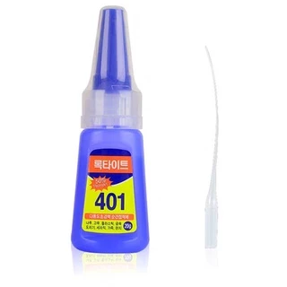 กาวติดเล็บปลอม 401 เนื้อเจล กาวต่อเล็บแบบหยด จำหน่าย อุปกรณ์ทำเล็บ สีเจล