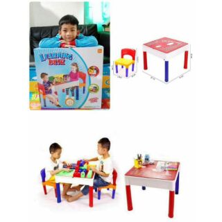 โต๊ะต่อเลโก้ Lego 2in1 Construction Table Set