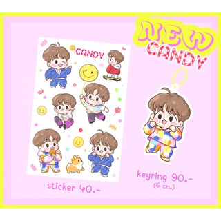 CANDY Sticker &amp; Keyring