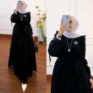 Alora Dress Material CERUTY BABYDOLL FULL PURING Get Gamis (ไม่รวม HIJAB) ชุดเดรสมุสลิม สําหรับผู้หญิง 2022