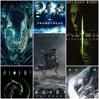 [DVD HD] เอเลี่ยน ครบ 6 ภาค-6 แผ่น Alien 6-Film Collection #หนังฝรั่ง #แพ็คสุดคุ้ม (ดูพากย์ไทยได้-ซับไทยได้)