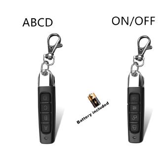 รีโมทประตูโรงรถแบบไร้สาย 435/315 mhz