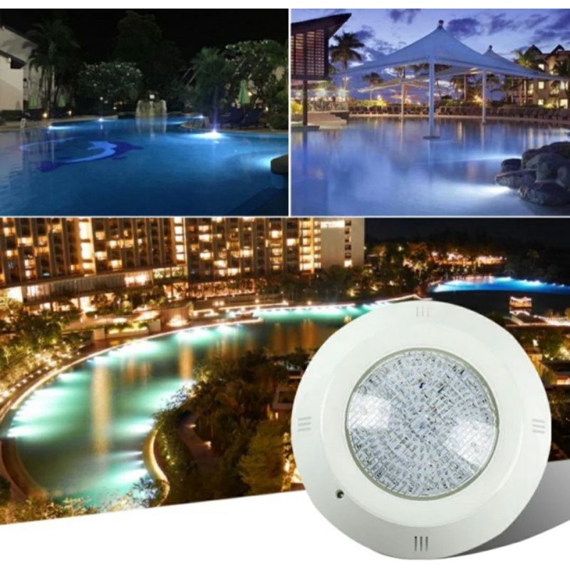 โคมไฟสระว่ายน้ำ Swimming pool lights LED RGB underwater pool lights 18w.