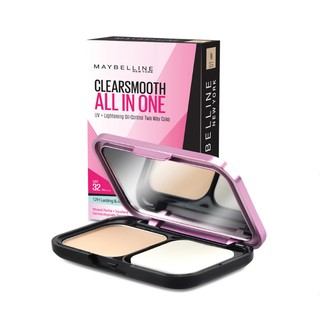 เมย์เบลลีน นิวยอร์ก เคลียร์ สมูท ออล อิน วัน เอสพีเอฟ32 พีเอ++ 9 กรัม Maybelline Clear Smooth All In One