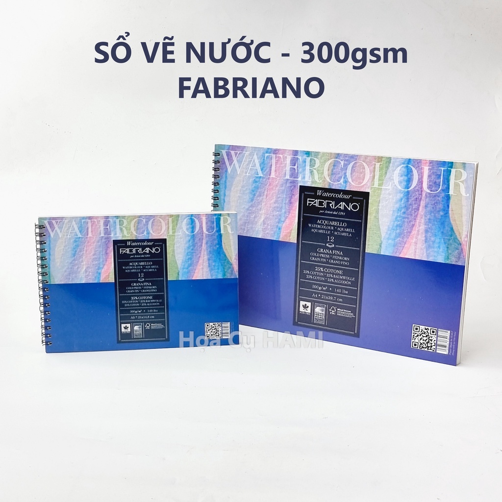 หนังสือวาดภาพสปริง XO Fabriano 300gsm