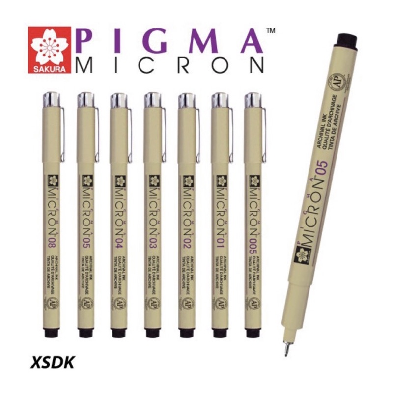 ปากกาหัวเข็ม PIGMA “SAKURA” XSDK