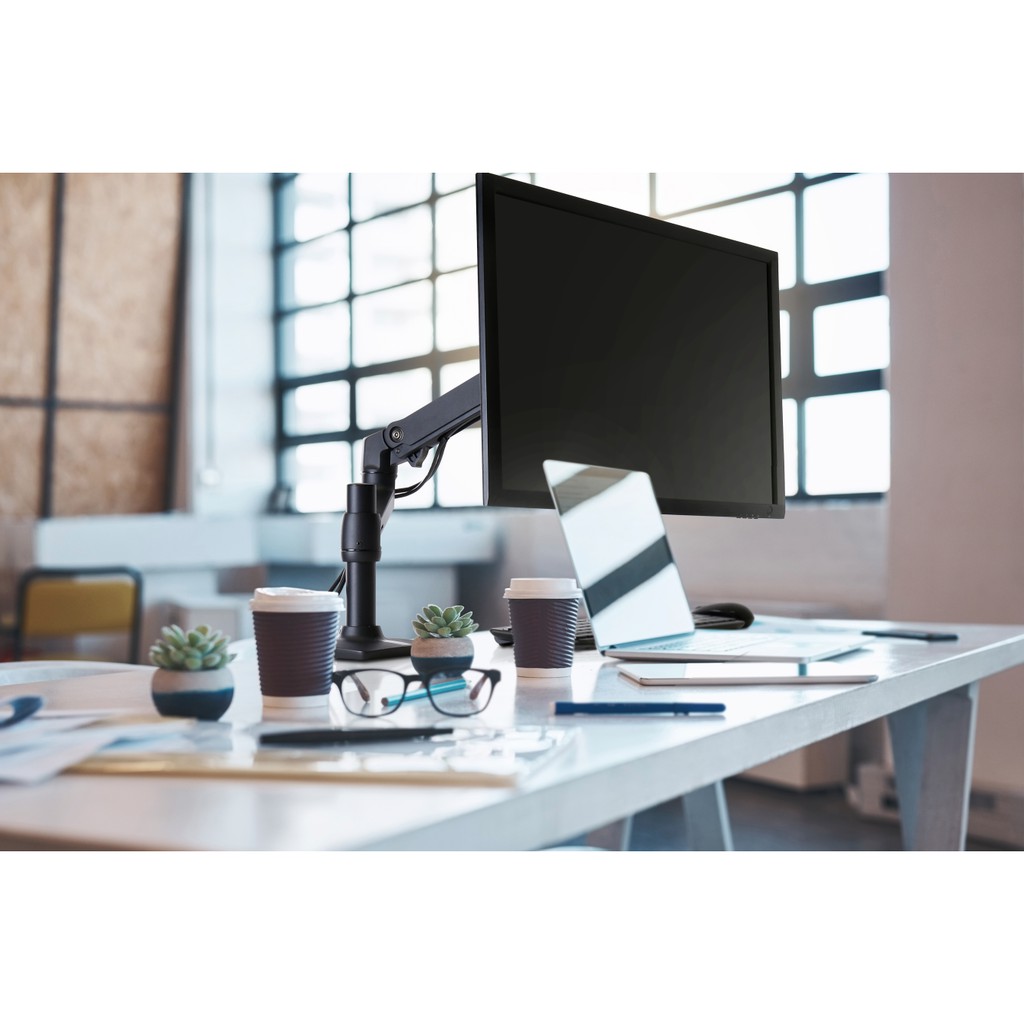 Ergotron LX Desk Mount LCD Monitor Arm Matte Black White Polished