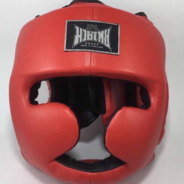 เป้าป้องกันศรีษะ หมวกชกมวย สากล muaythai เฮดการ์ด อุปกรณ์ป้องกันศรีษะ  หนัง PU ของแท้ 💯%